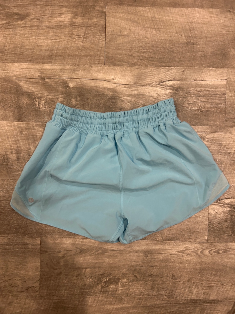 lululemon athletica Light Blue Women's Running Shorts - Picture 2 of 3